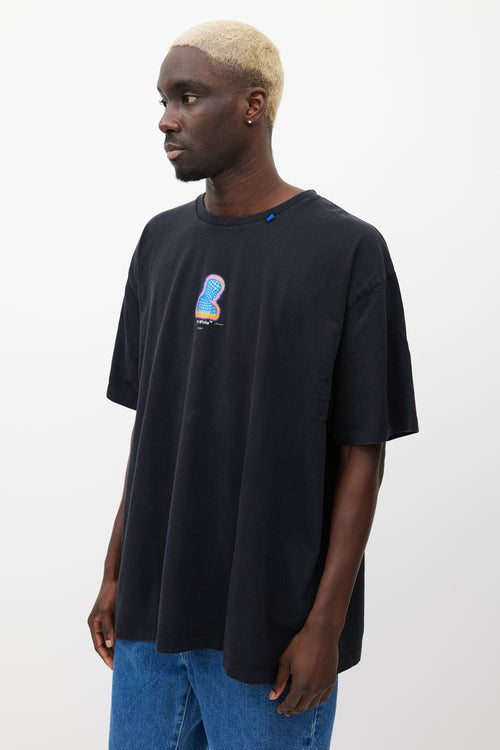 Off-White Black & Multicolour Logo T-Shirt