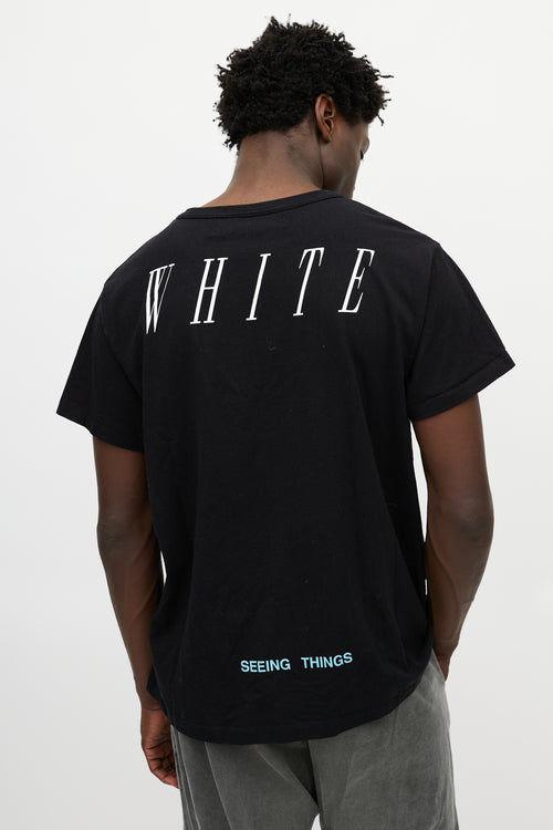 Off-White Black & Multicolour Not Real T-Shirt