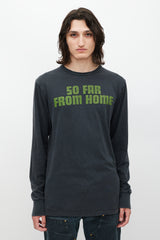 Off-White Black & Multicolour So Far From Home Top