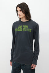 Off-White Black & Multicolour So Far From Home Top