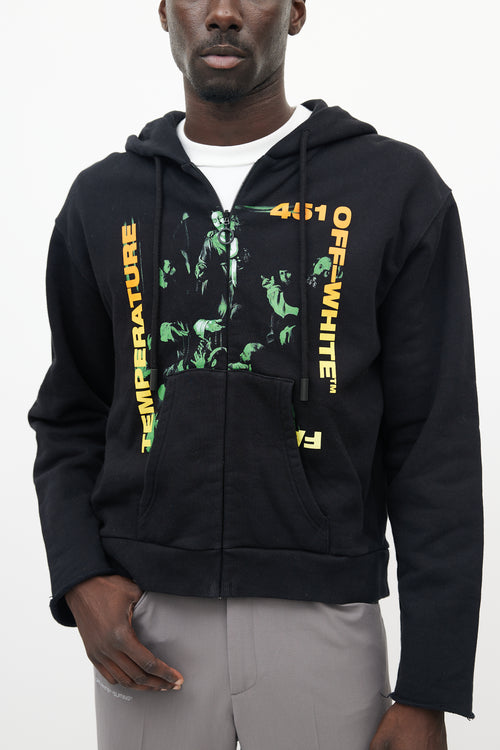 Off-White Black & Multicolour Temperature 451 Hoodie