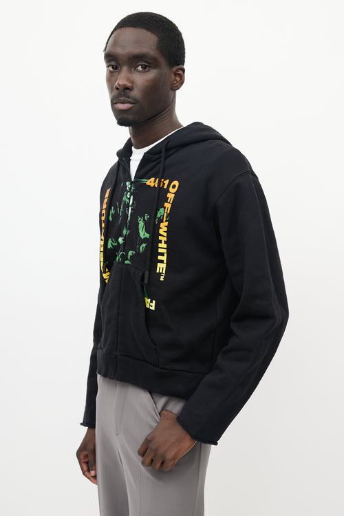 Off-White Black & Multicolour Temperature 451 Hoodie