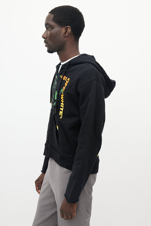 Off-White Black & Multicolour Temperature 451 Hoodie