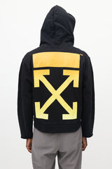 Off-White Black & Multicolour Temperature 451 Hoodie
