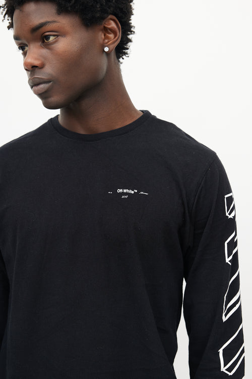 Off-White Black & White Logo Longsleeve