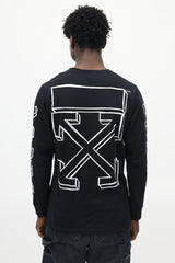 Off-White Black & White Logo Longsleeve