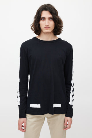 Off-White Black & White Logo Top