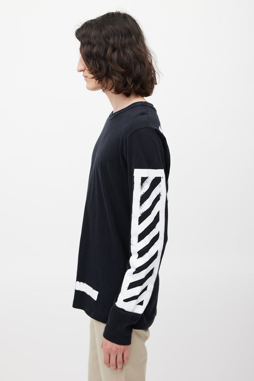 Off-White Black & White Logo Top