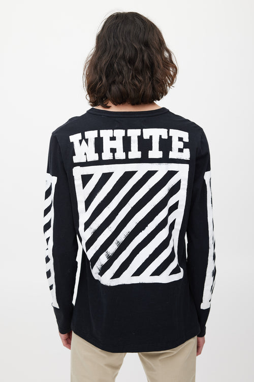 Off-White Black & White Logo Top