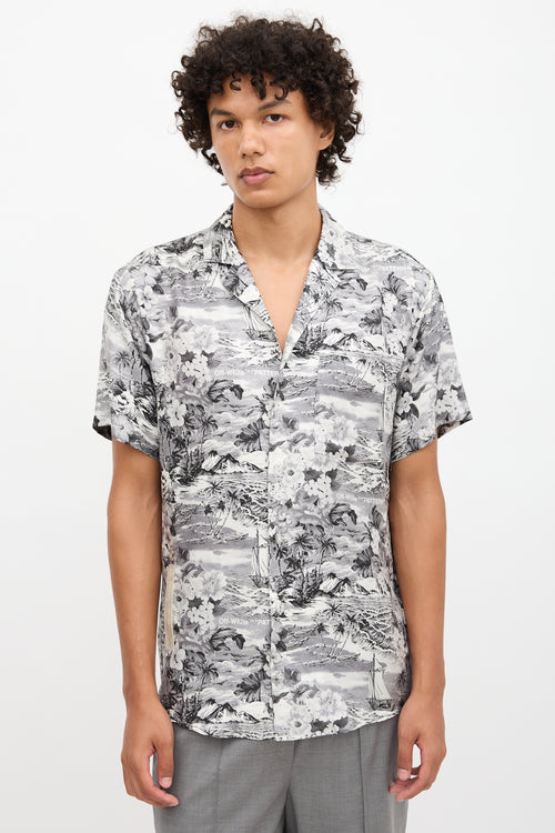 Off-White Hawaiian Printed Shirt