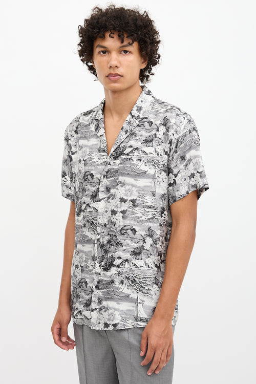 Off-White Hawaiian Printed Shirt