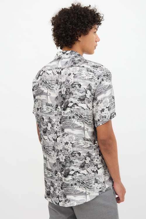 Off-White Hawaiian Printed Shirt