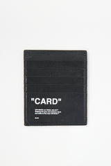 Off-White Leather Card Holder
