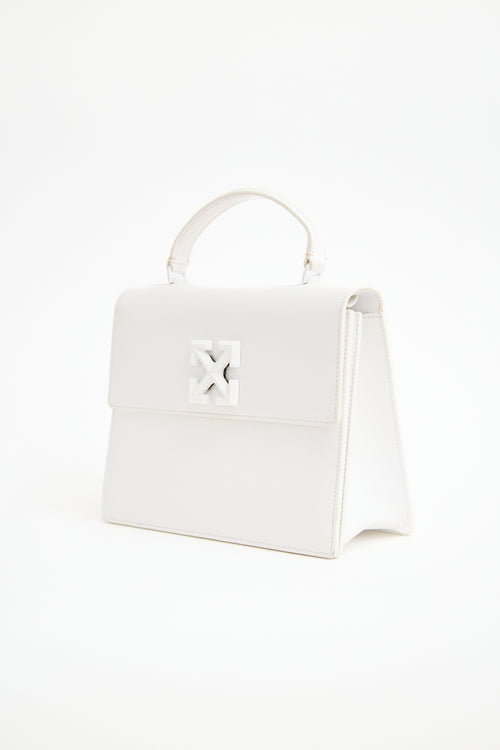 Off-White Leather Jitney 2.8 Bag