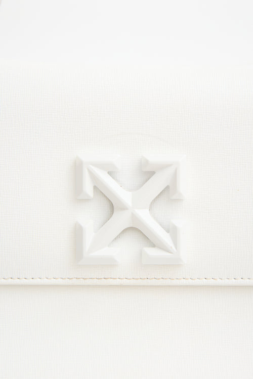 Off-White Leather Jitney 2.8 Bag
