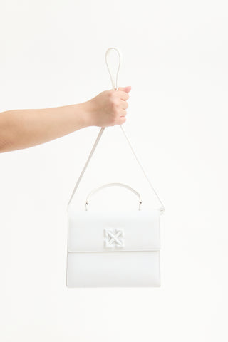 Off-White Leather Jitney 2.8 Bag