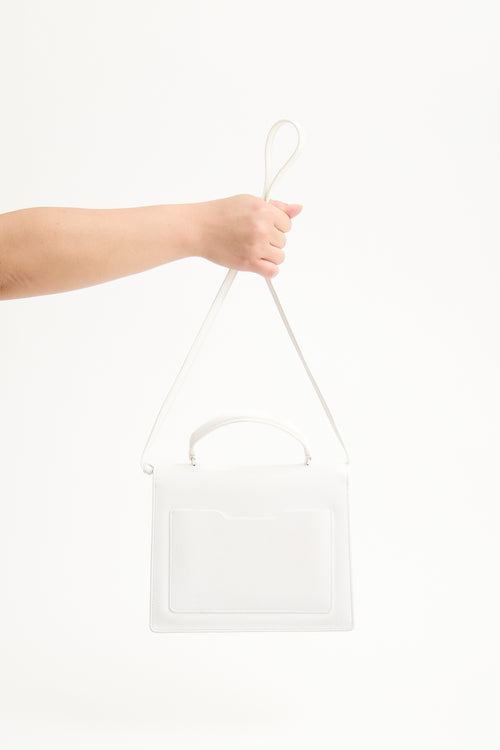 Off-White Leather Jitney 2.8 Bag