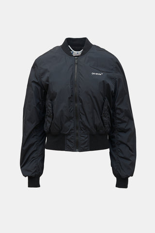 Off-White Logo Bomber Jacket