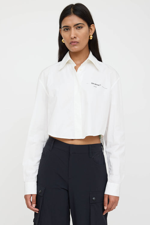 Off-White Logo Button Up Shirt