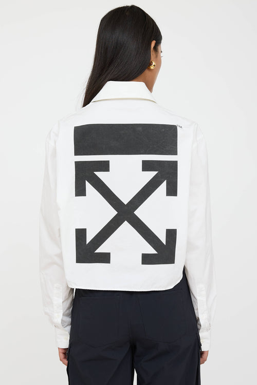 Off-White Logo Button Up Shirt