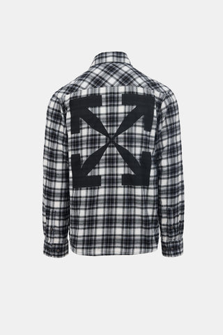 Off-White Plaid Logo Shirt