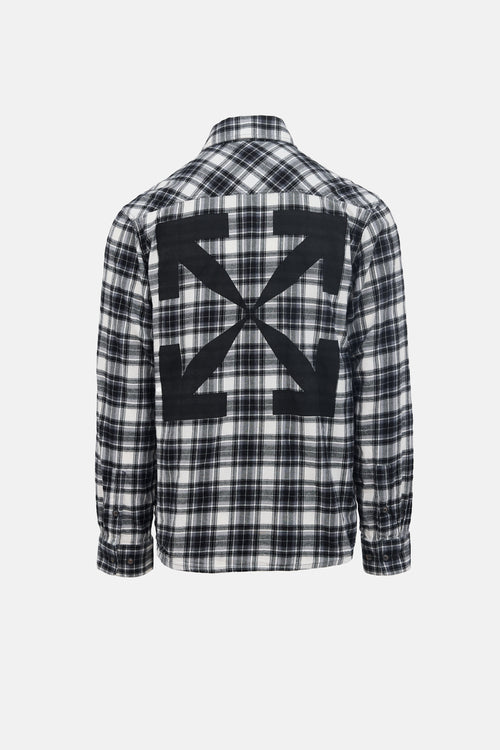 Off-White Plaid Logo Shirt
