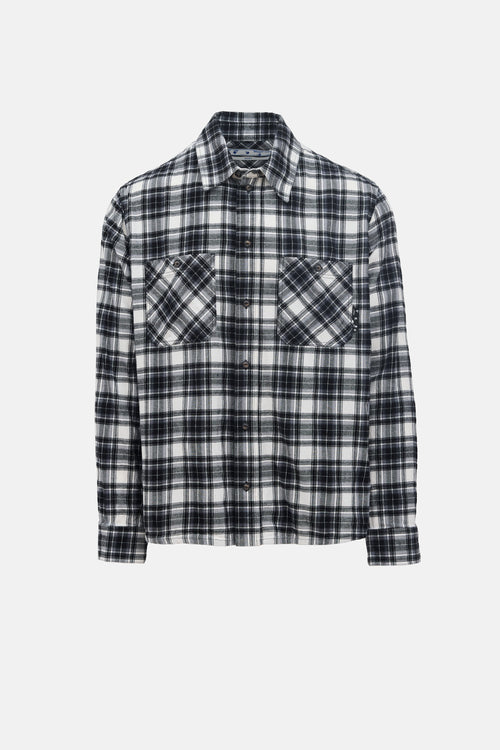 Off-White Plaid Logo Shirt