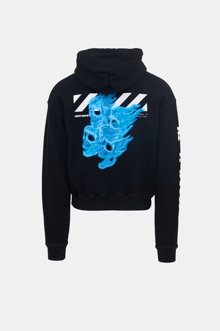 Off-White SS 2019 Logo Skull Hoodie