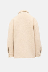 Off-White Boucle Shirt Jacket