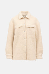 Off-White Boucle Shirt Jacket