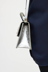 Off-White Leather Jitney 1.4 Metallic Bag