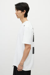 Off-White White & Blue Reflective Logo T-Shirt
