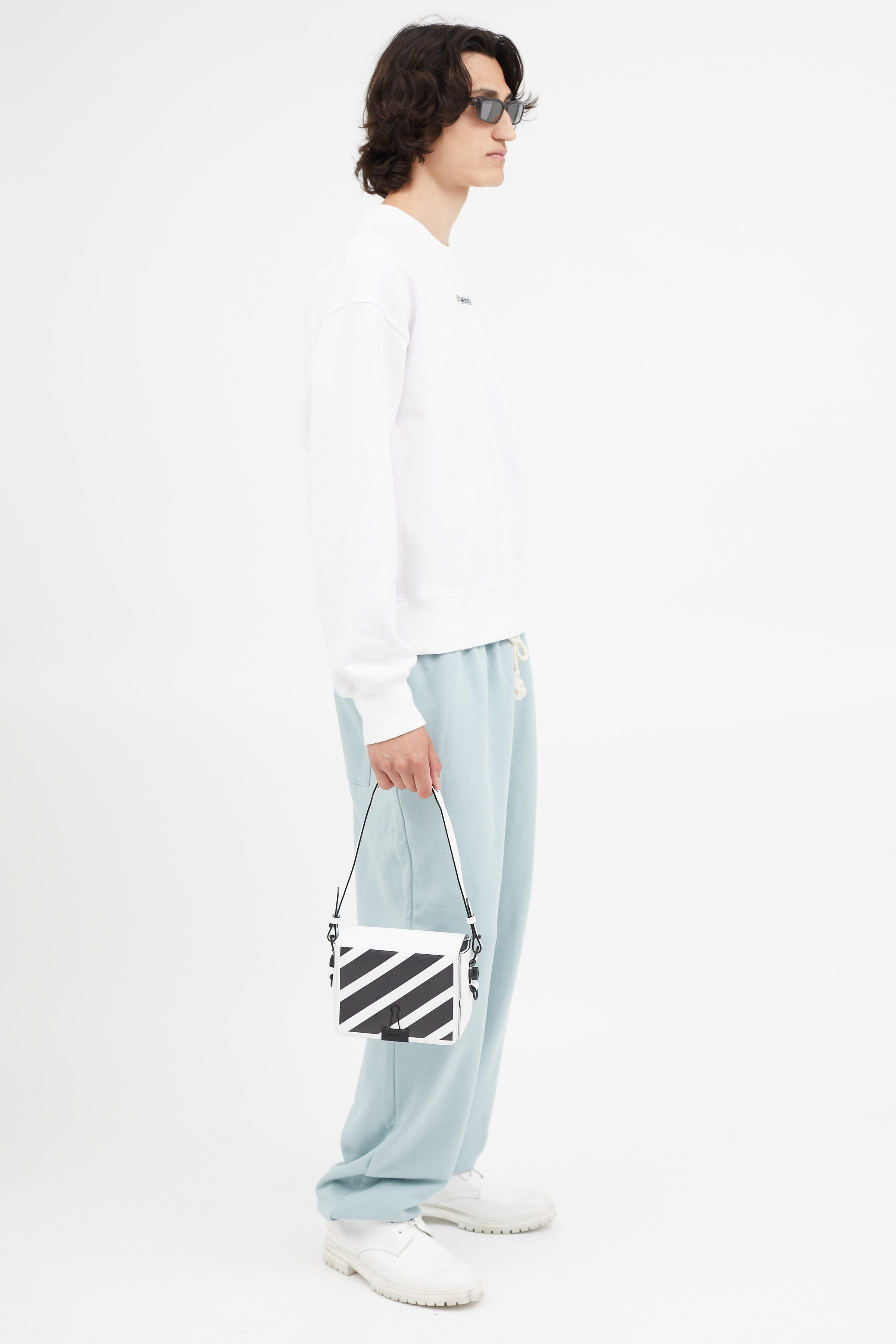 Off-White diagonal stripe crossbody bag – EXCHANGE