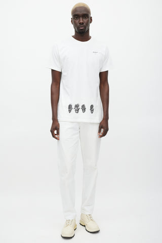 Off-White White & Multicolour Famous Athletes T-Shirt