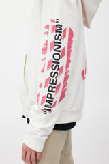 Off-White White & Multicolour Impressionism Logo Hoodie