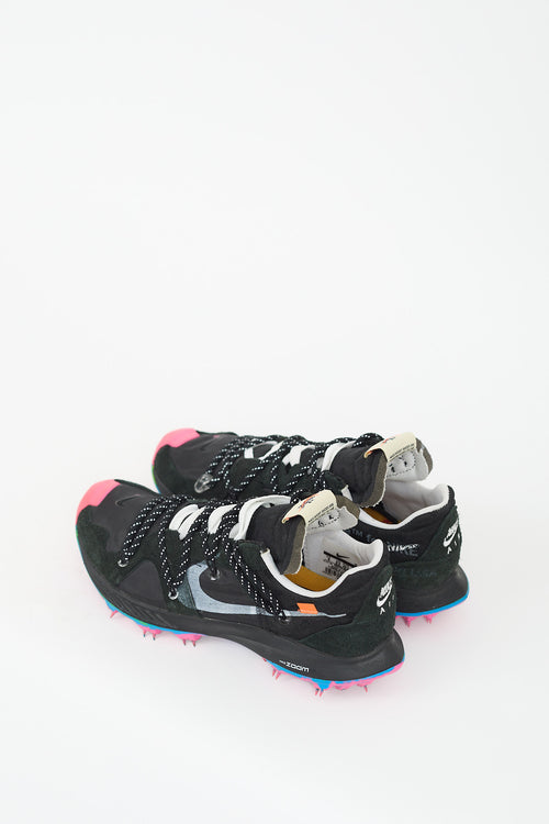 Off-White X Nike Black Zoom Terra Kiger 5 Sneaker