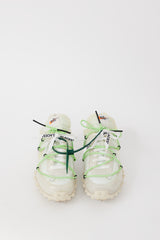 Off-White X Nike White & Multicolour Waffle Racer Sneaker