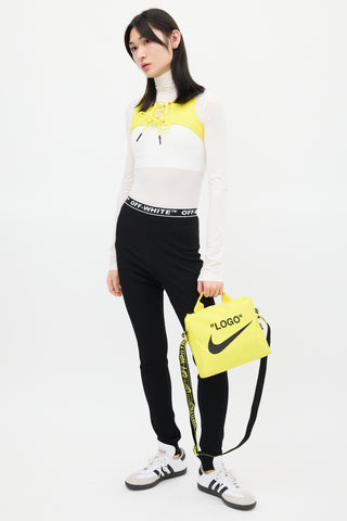 Off-White X Nike Yellow & Black Chest Bag