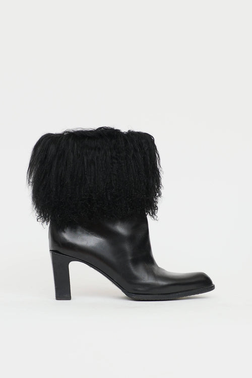 Bally Fur & Leather Boot