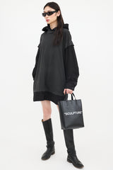 Off-White Leather "Sculpture" Tote Bag