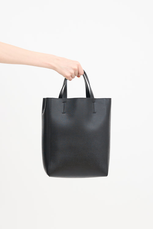 Off-White Leather "Sculpture" Tote Bag