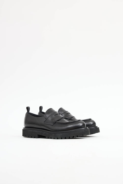 Officine Creative Leather Platform Loafer