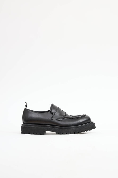 Officine Creative Leather Platform Loafer
