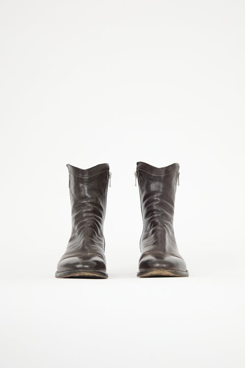 Officine Creative Leather Lison Ignis Boot