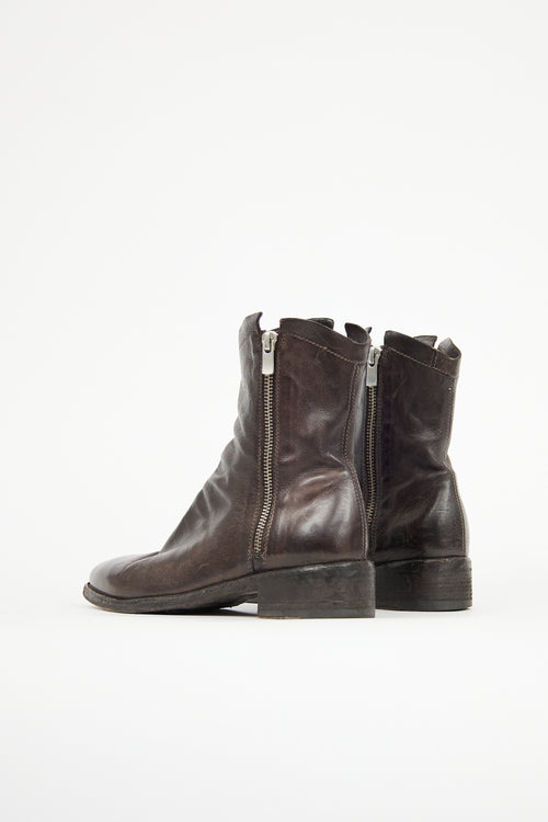 Officine Creative Leather Lison Ignis Boot