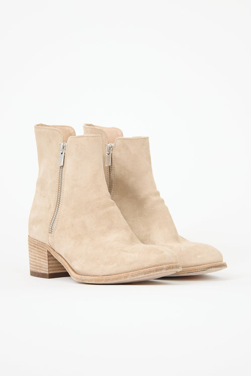 Officine Creative Suede Denner Ankle Boot