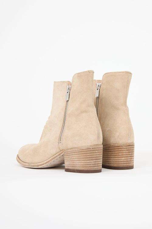 Officine Creative Suede Denner Ankle Boot