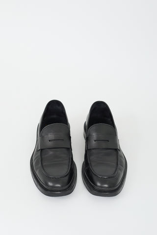 Officine Creative Black Leather Concrete 009 Loafer