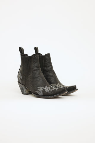 Old Gringo Black Leather Western Boot