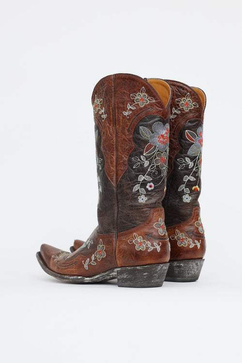 Old Gringo Embroidered Floral Western Boot